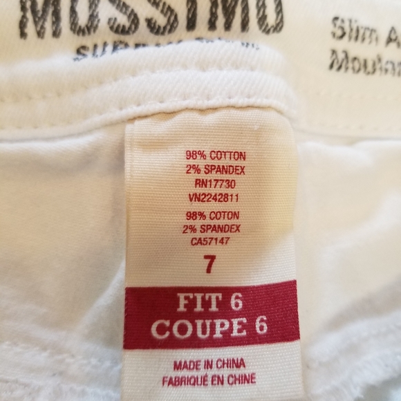👖MOSSIMO WHITE SKINNY JEANS - Picture 6 of 7